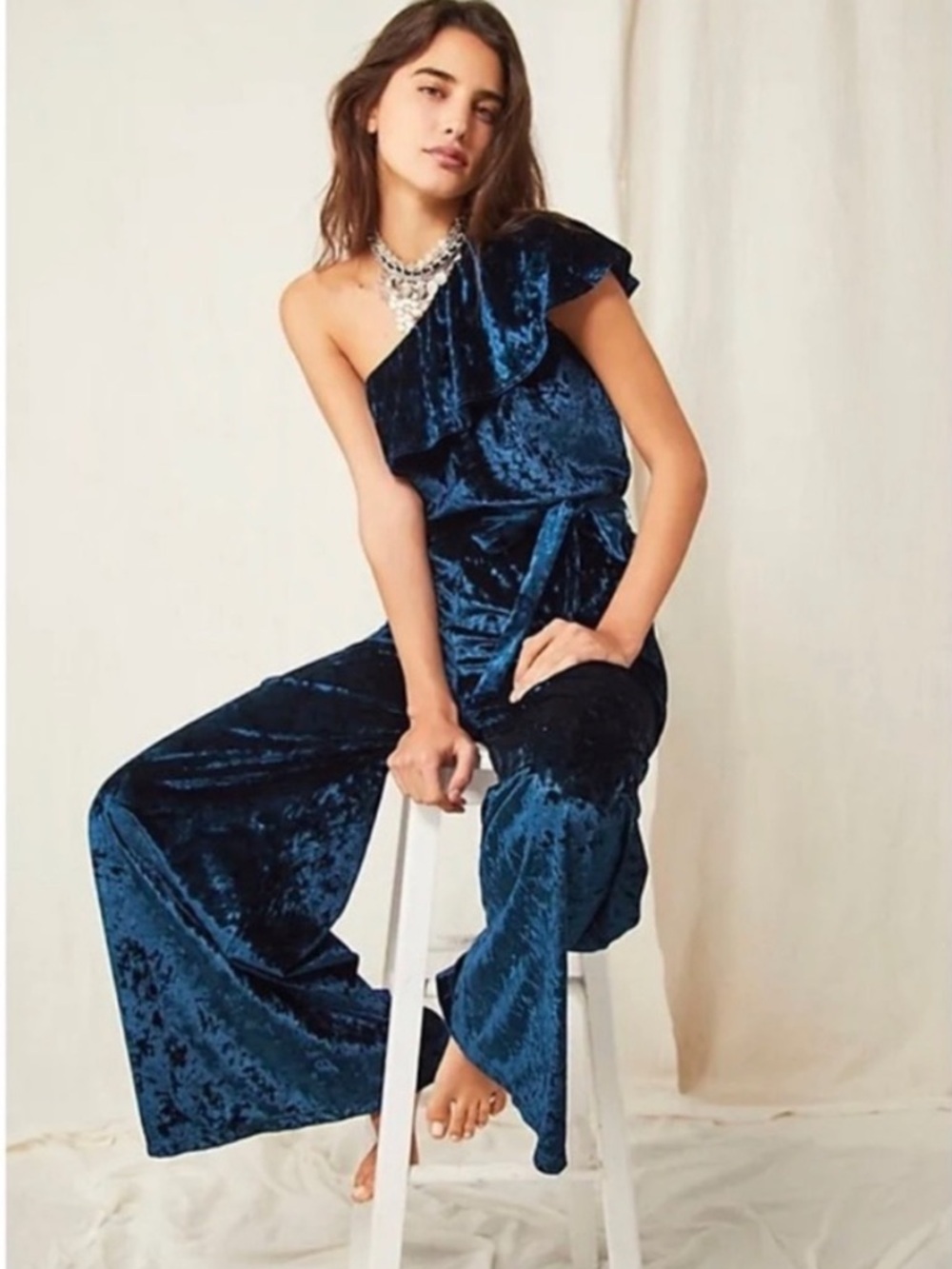 *NEW* Novella Royale x Free People Jessica Velvet Jumpsuit